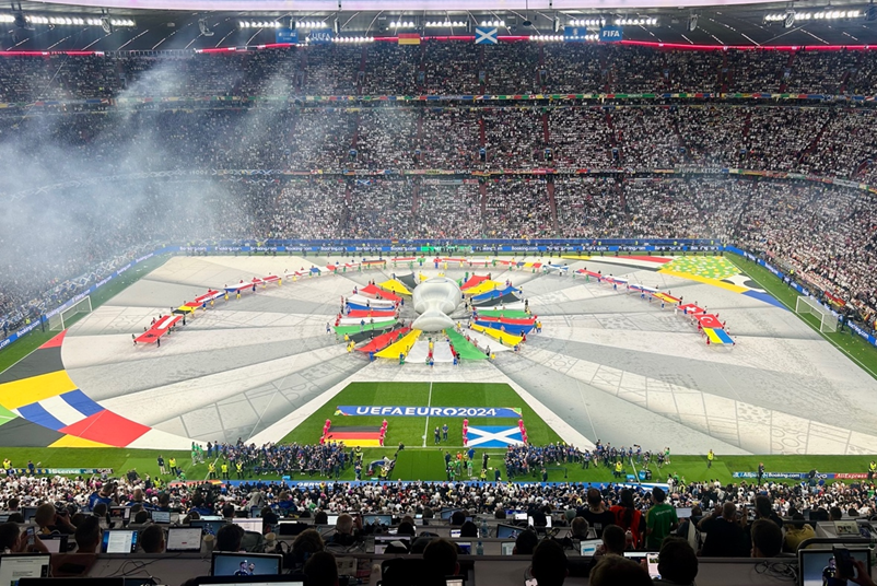 欧洲足球联赛场边花边球亮点