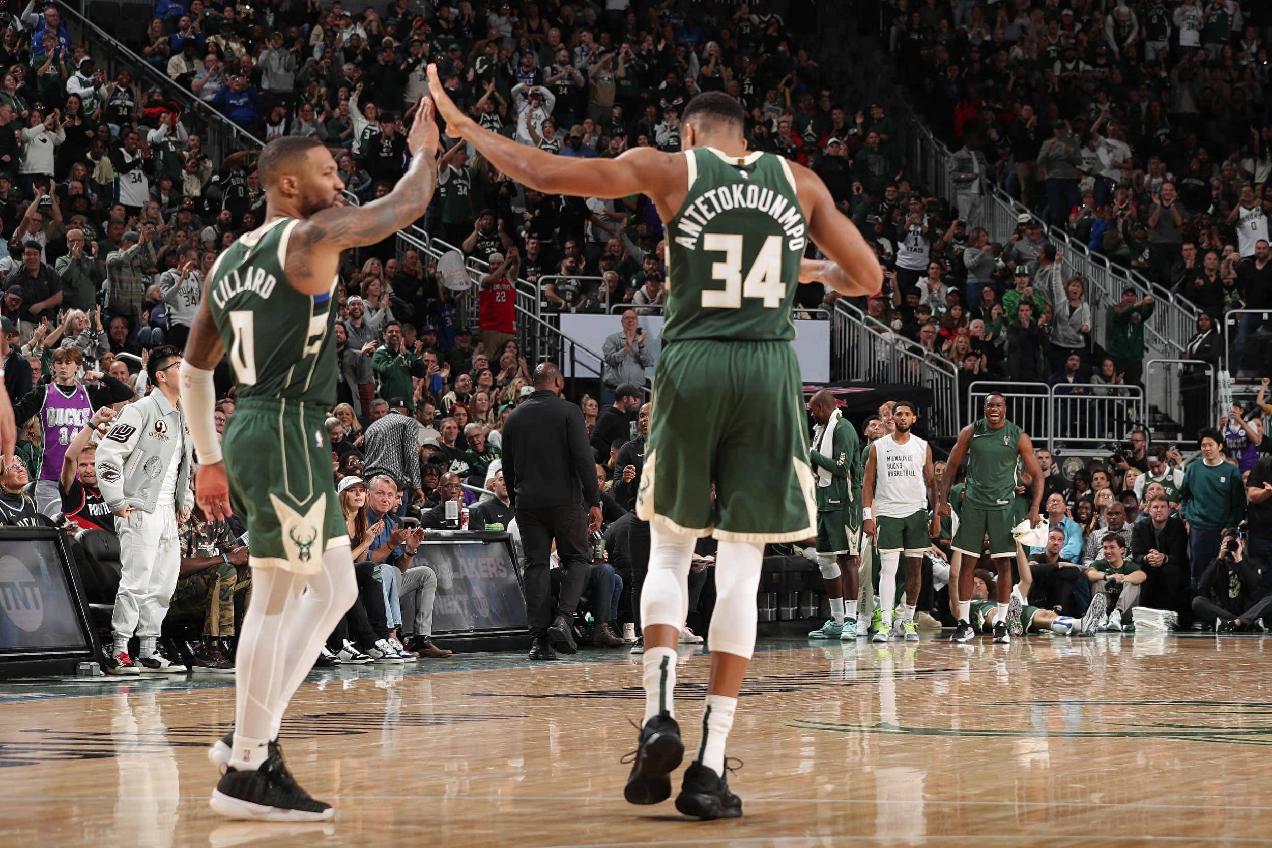 AG电子捕鱼乐园-关于雄鹿力克篮网,字母哥狂砍40+20的信息